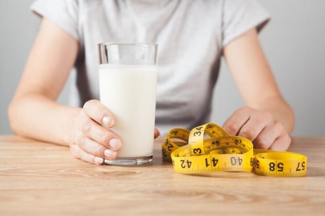 milk help in gaining weight