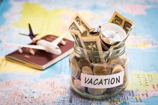 save up for a vacation